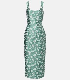 Markarian Numa Brocade Midi Dress at Mytheresa