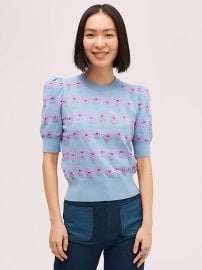 Marker Floral Sweater  at Kate Spade