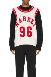 Market Home Team Sweater In Ecru at Revolve