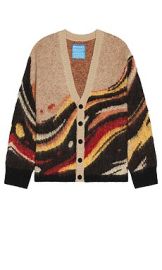 Market Paint Dept Cardigan In Khaki at Revolve