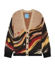 Market Paint Dept Cardigan In Khaki at Revolve