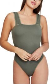 Markie Square Neck Thong Bodysuit at Nordstrom