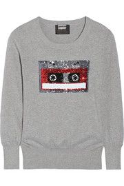 Markus Lupfer Retro Tape Embellished Sweater at The Outnet