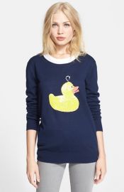 Markus Lupfer and39Hook-a-Duckand39 Sequin Duck Sweater at Nordstrom