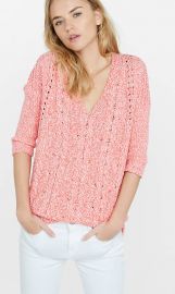 Marl Cable Express London Tunic at Express