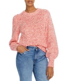 Marled Balloon-Sleeve Sweater at Bloomingdales