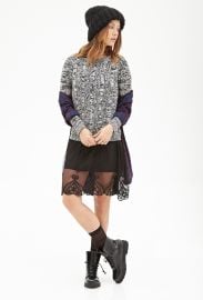 Marled Cable Knit Sweater at Forever 21