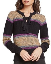 Marled Rainbow Stripe Sweater at Bloomingdales