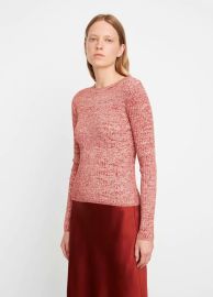 Marled Wool-Cotton Sweater in Products Women at Vince