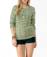 Marley's green knit sweater at Forever 21