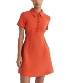 Marlie Collared Mini Dress at Bloomingdales