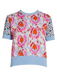 Marni - Stretch Floral Jacquard Sweater at Saks Fifth Avenue