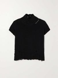 Marni Black Cropped Vest at Net a Porter