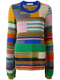 Marni Block Stripe Cape Sleeve Sweater  1 090 - Buy AW17 Online - Fast Delivery  Price at Farfetch