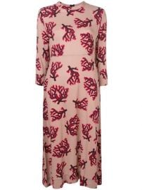 Marni Branch Print Dress - Farfetch at Farfetch