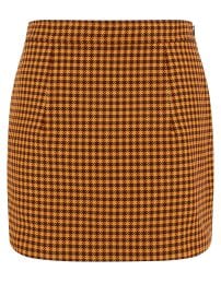 Marni Check Pattern Miniskirt at Cettire