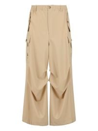 Marni Draped Cargo Trousers Yellow at Farfetch