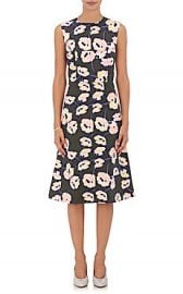 Marni Floral Cotton A-Line Dress at Barneys 