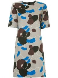 Marni Floral Print Shift Dress at Farfetch