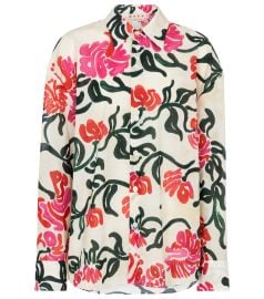 Marni Floral cotton shirt at Mytheresa