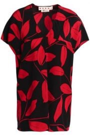 Marni Leaf Print Blouse at The Outnet