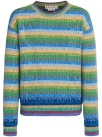 Marni Logo intarsia-knit Wool Jumper - at Farfetch