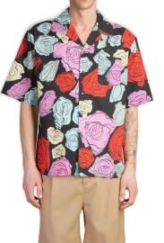 Marni Orion Print Poplin Bowling Shirt at Cettire