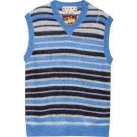 Marni Stripe Brushed Mohair Blend Sweater Vest at Nordstrom