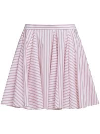 Marni Striped Mini Skirt Red at Farfetch