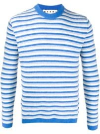 Marni Striped rib-knit Jumper - Farfetch at Farfetch