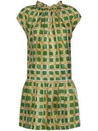 Marni abstract-print Silk Minidress - at Farfetch