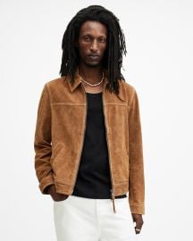 Marques Suede Jacket TOBACCO BROWN ALLSAINTS US at All Saints