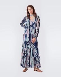 WornOnTV: Carly’s abstract print maxi dress on General Hospital | Laura ...