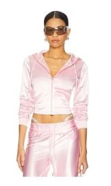 Marrknull Hanger Hoodie Jacket In Pink at Revolve