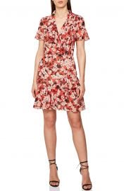 Marseille Floral Ruffle Detail Dress by Reiss at Nordstrom