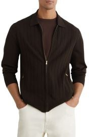 Marsh Wide Rib Zip Cardigan at Nordstrom