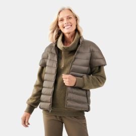 Martha stewart short on sale sleeve puffer jacket