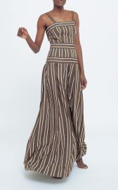 Martin Grant Stripe Maxi Dress at Moda Operandi