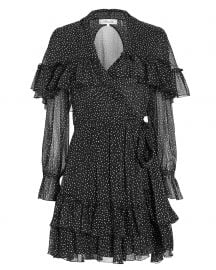 Martina Ruffle Wrap Dress at Intermix