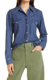 Martine Cotton Denim Shirt at Nordstrom Rack