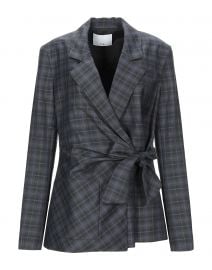 Marvel Plaid Wrap Jacket by Tibi at Yoox