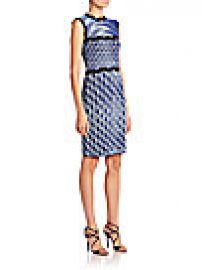 Mary Katrantzou - Sleeveless Wavy Print Knit Dress at Saks Fifth Avenue