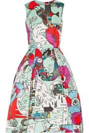 Mary Katrantzou  Astere printed satin dress at Net A Porter