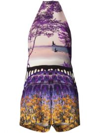 Mary Katrantzou Garden Print Romper - at Farfetch