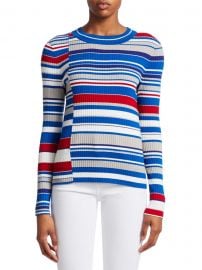 Mason Mixed Stripes Knit Sweater at Saks Off 5th