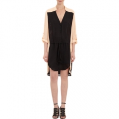 Mason by Michelle Mason Colorblock Crepe Shirt Dress at Barneys