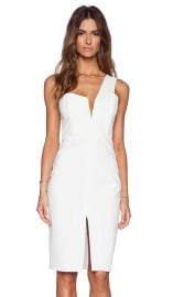 Mason by Michelle Mason One Shoulder Dress in Ivory  REVOLVE at Revolve