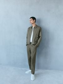 Massimo Dutti Studio Cotton blend Pocket Jacket at Massimo Dutti