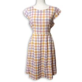 Mata Traders Dresses Nwt Mata Traders Womens Devonshire Blush Plaid 0 Cotton Midi Dress Medium Poshmark at Poshmark