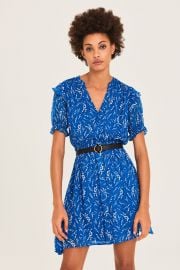 Matcha Short Printed Dress  at Ba&Sh